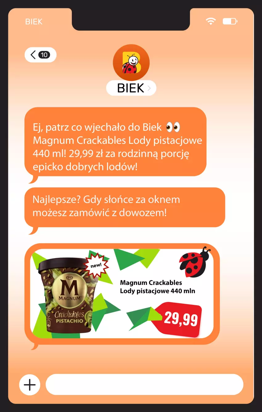 Gazetka promocyjna Biedronka - Gazetka - ważna 03.04 do 10.04.2026 - strona 8 - produkty: Lody