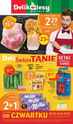 Gazetka promocyjna Delikatesy Centrum - Gazetka DC13 - Gazetka - ważna od 08.04 do 08.04.2023 - strona 1 - produkty: Piec, Rum, Gra, Szynka wieprzowa, Mirinda, Palma, Szynka, Pepsi, Napój