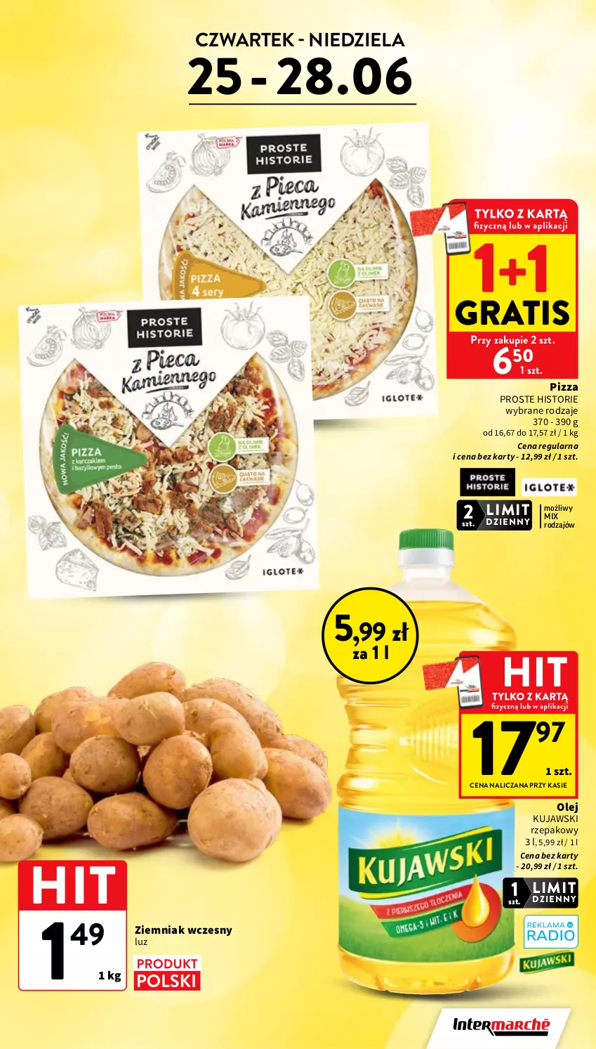 Gazetka promocyjna Intermarche - Gazetka promocyjna - ważna 25.06 do 01.07.2026 - strona 3 - produkty: Gra, Kujawski, Olej, Pizza