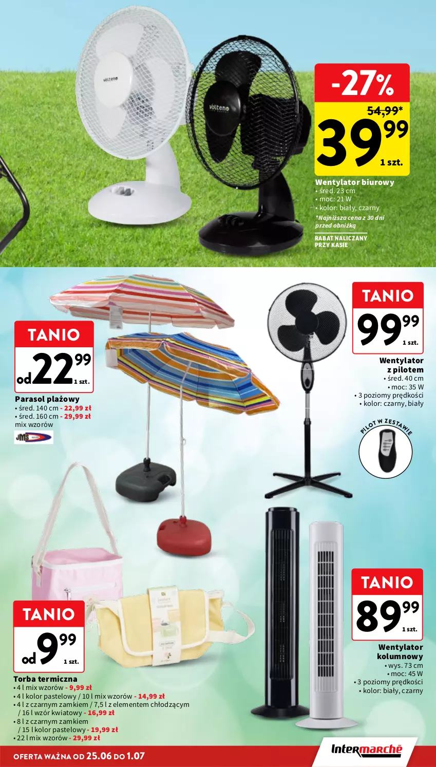 Gazetka promocyjna Intermarche - Gazetka promocyjna - ważna 25.06 do 01.07.2026 - strona 41 - produkty: Biuro, Parasol, Torba