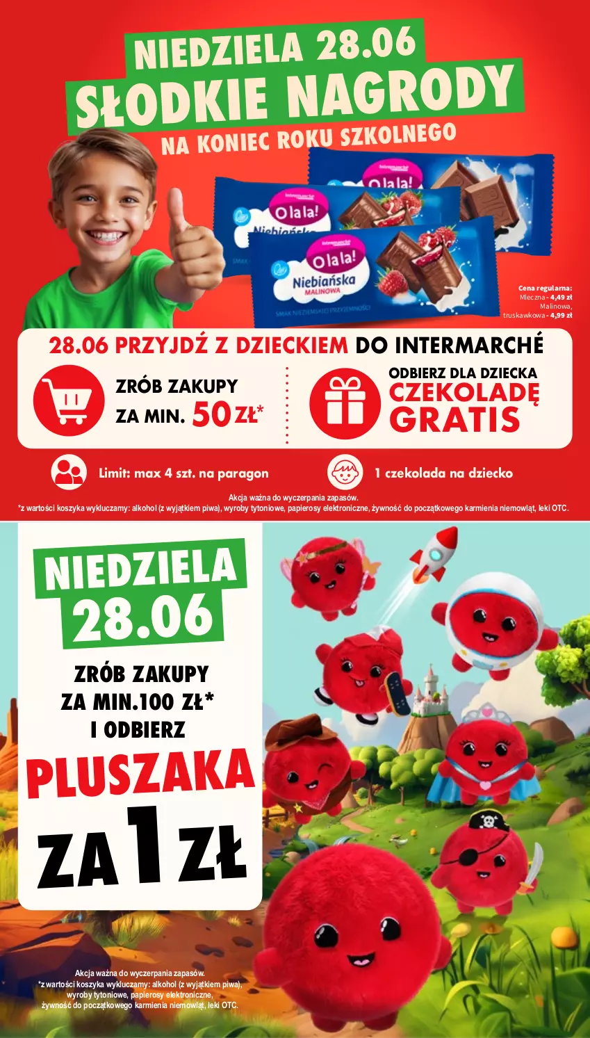 Gazetka promocyjna Intermarche - Gazetka promocyjna - ważna 25.06 do 01.07.2026 - strona 8 - produkty: Czekolada, Gra, Karmi, Kosz, Papier, Piwa, Pluszak