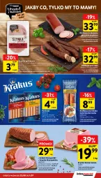 Gazetka promocyjna Intermarche - Gazetka promocyjna - Gazetka - ważna od 01.07 do 01.07.2026 - strona 17 - produkty: Piec, Kurczak, Krakus, Ser, Gry, Kiełbasa krakowska, Parówki, Szynka konserwowa, Szynka, Morliny, Kiełbasa