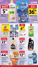 Gazetka promocyjna Intermarche - Gazetka promocyjna - Gazetka - ważna od 01.07 do 01.07.2026 - strona 38 - produkty: Płyn do prania, Ludwik, Ajax, Finish, Tablet, Proszek do prania, Vizir, Silan, Woolite, Płyn do płukania, Zmywarki, Kapsułki do prania, Tabletki do zmywarki