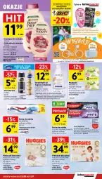 Gazetka promocyjna Intermarche - Gazetka promocyjna - Gazetka - ważna od 01.07 do 01.07.2026 - strona 39 - produkty: Naturell, Pur, BIC, Lactacyd, Bell, Aquafresh, Dezodorant, Pasta do zębów, Huggies, Szampon, Podpaski, Dzieci, Odżywka, Colgate, Naturella, LG