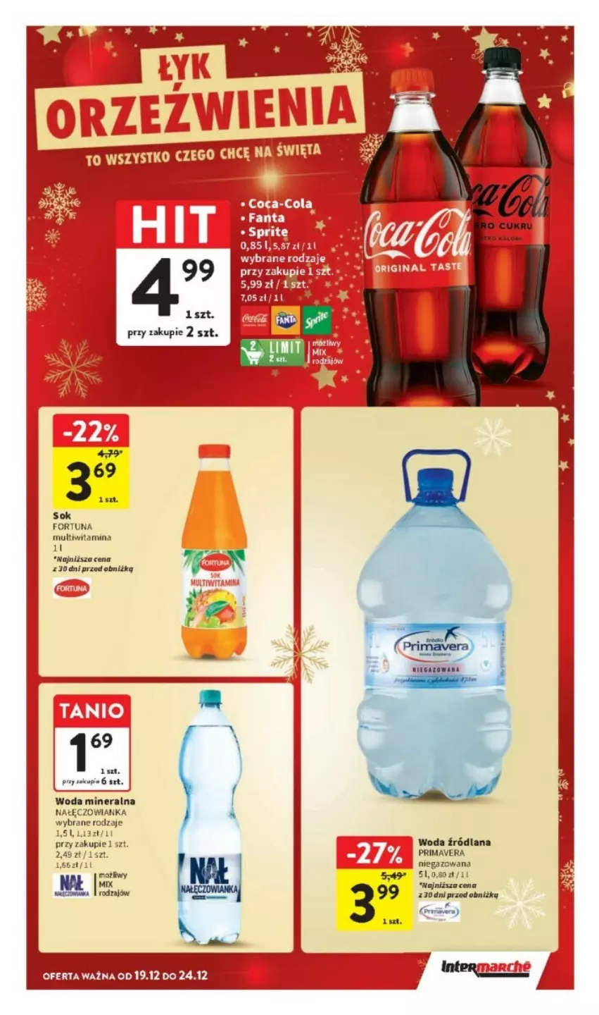 Gazetka promocyjna Intermarche - ważna 19.12 do 24.12.2024 - strona 33 - produkty: Nałęczowianka