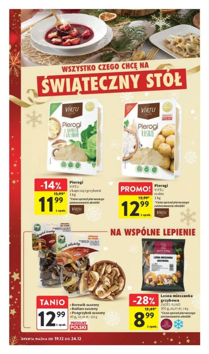 Gazetka promocyjna Intermarche - ważna 19.12 do 24.12.2024 - strona 34 - produkty: Kapustą, Pierogi, Virtu