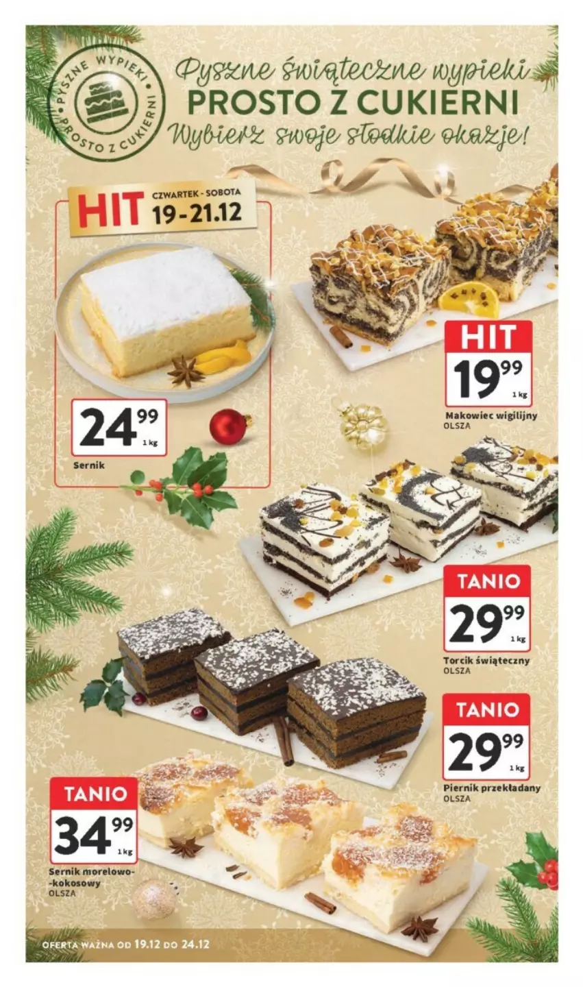 Gazetka promocyjna Intermarche - ważna 19.12 do 24.12.2024 - strona 6 - produkty: Cukier, Makowiec, Piernik