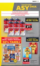 Gazetka promocyjna Netto - Od Poniedziałku - Gazetka - ważna od 15.06 do 15.06.2024 - strona 5 - produkty: Piwa, Piwo, Ser, Gra, Królewski, Parówki, Warka