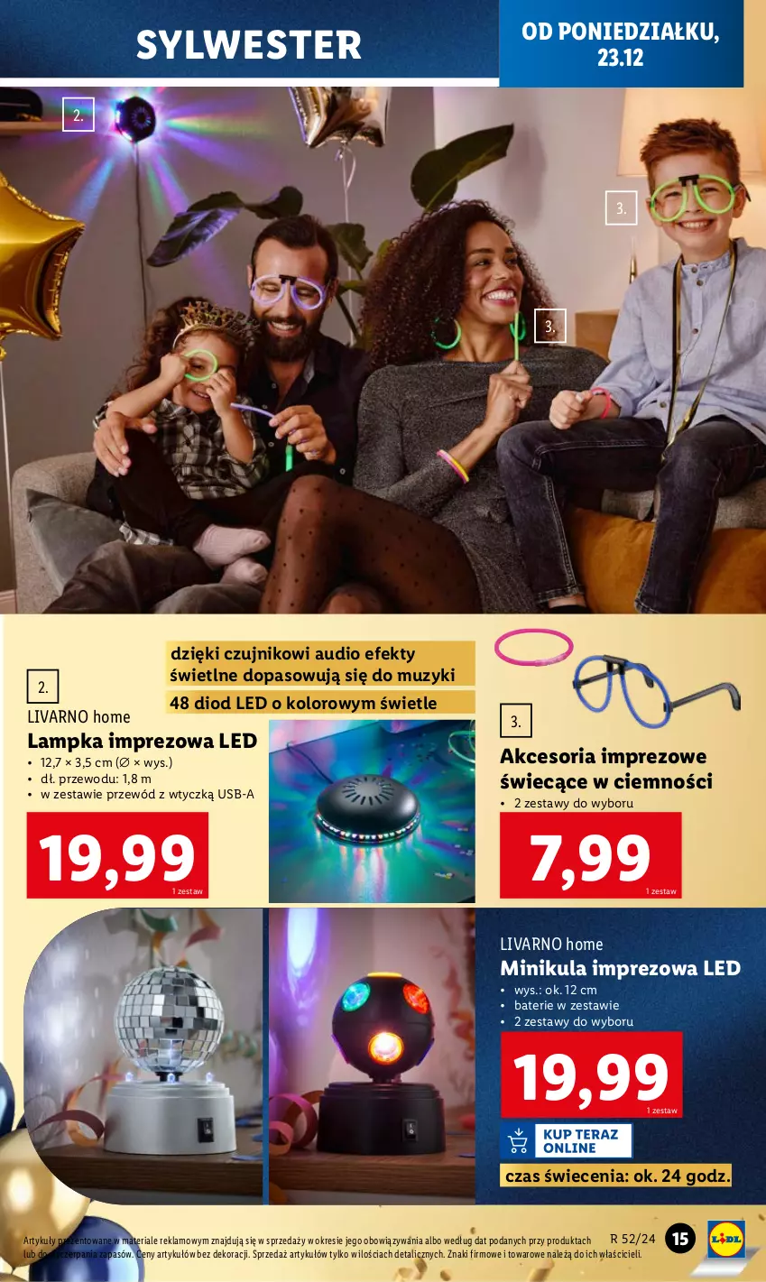 Gazetka promocyjna Lidl - GAZETKA - ważna 23.12 do 28.12.2024 - strona 15 - produkty: Ivar, Przewód