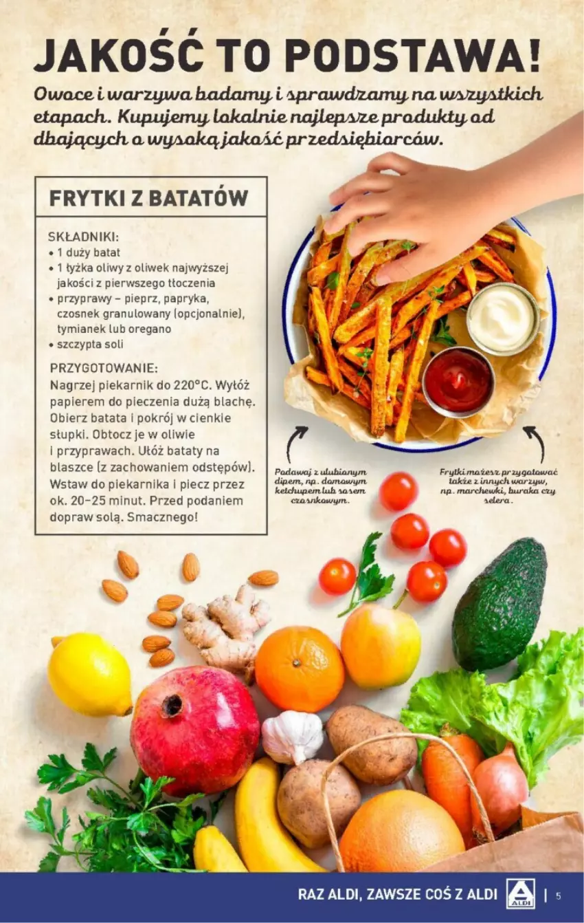 Gazetka promocyjna Aldi - ważna 04.09 do 09.09.2023 - strona 32 - produkty: Czosnek, Czosnek granulowany, Frytki, Frytki z batatów, Gra, Papier, Papryka, Piec, Piekarnik, Pieprz, Przyprawy, Warzywa