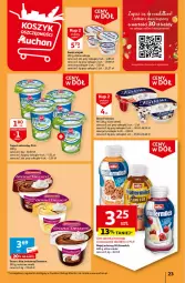 Gazetka promocyjna Auchan - Gazetka Ceny w dół Część 4 Hipermarket Auchan - Gazetka - ważna od 31.01 do 31.01.2024 - strona 23 - produkty: Serek wiejski, Jogurt naturalny, Ser, Zott, Jogurt, Serek, Napój mleczny, Fanta, Deser, Napój, Fa