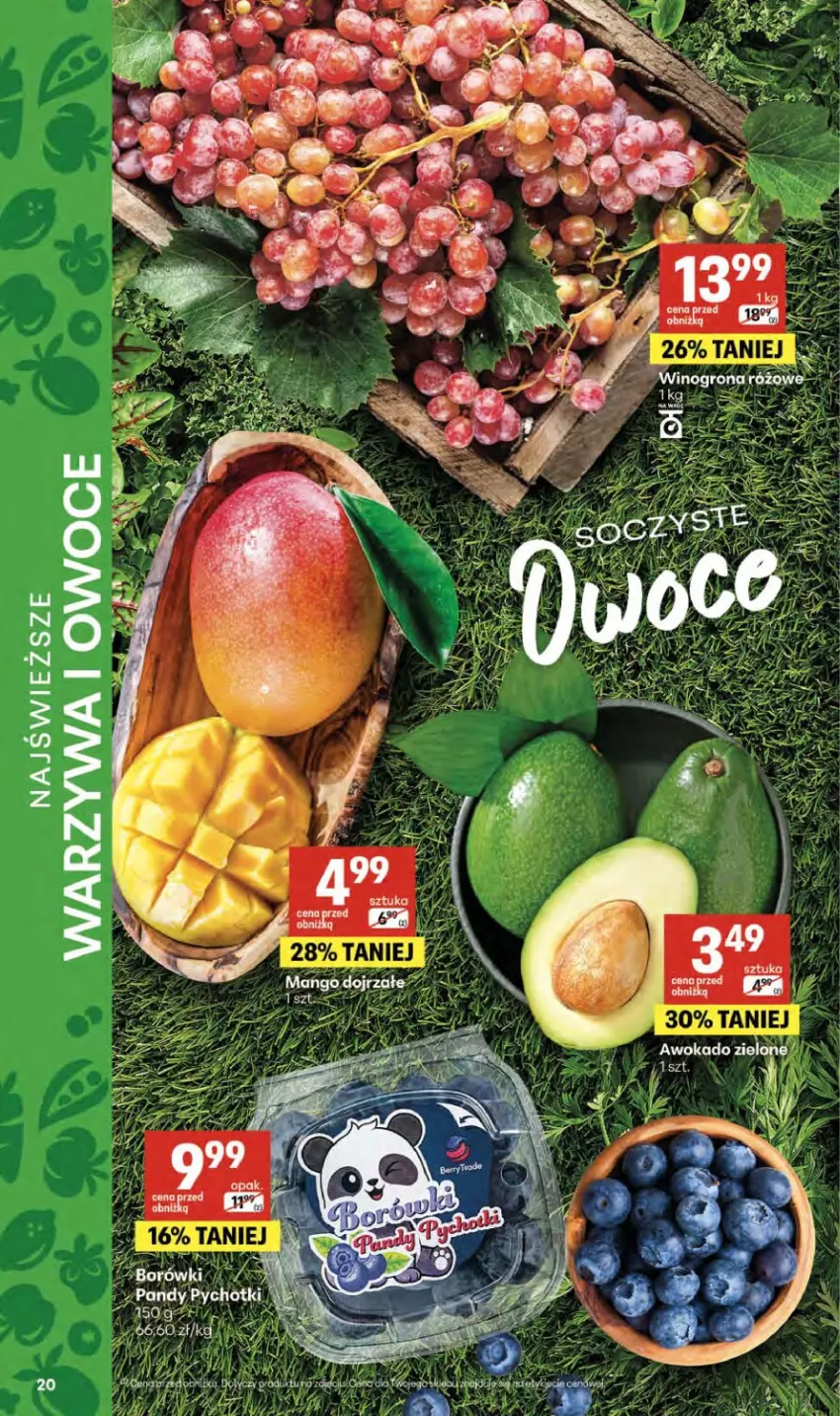Gazetka promocyjna Delikatesy Centrum - Franczyza DC19 Czwartek - ważna 07.05 do 13.05.2026 - strona 20 - produkty: Mango, Owoce, Warzywa, Warzywa i owoce