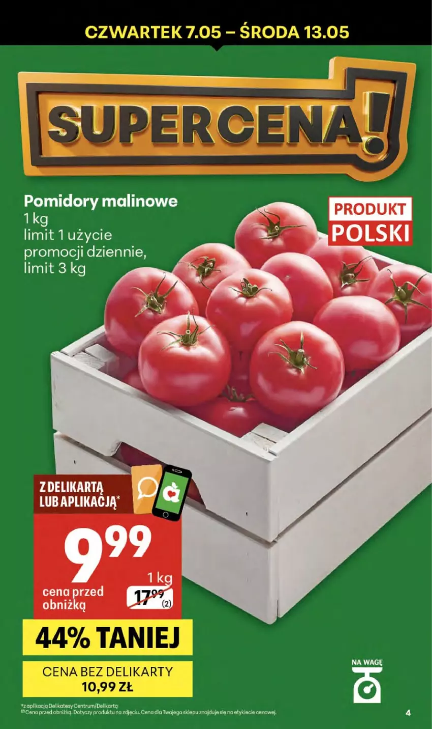 Gazetka promocyjna Delikatesy Centrum - Franczyza DC19 Czwartek - ważna 07.05 do 13.05.2026 - strona 4 - produkty: Fa, Pomidory, Rum