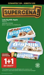 Gazetka promocyjna Delikatesy Centrum - Franczyza DC19 Czwartek - Gazetka - ważna od 13.05 do 13.05.2026 - strona 5 - produkty: Koc, Big Milk, Algida, LG