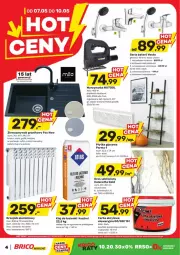 Gazetka promocyjna Bricomarche - Gazetka - ważna od 10.05 do 10.05.2025 - strona 1 - produkty: Grzejnik, Ser, Gra, Zlew, Płytka, Zlewozmywak, Klej, Wyrzynarka, Lack, Syfon, Gres, Farba akrylowa, Gres szkliwiony, Fa