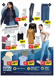 Gazetka promocyjna Carrefour - Gazetka Jeansowa moda - Gazetka - ważna od 04.03 do 04.03.2023 - strona 4 - produkty: Spodnie jeans, Kurtka, Kosz, Klej, Koszulka, Spodnie, Sukienka, Lampa