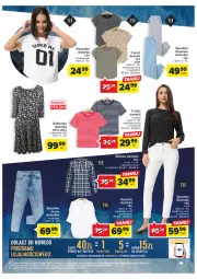 Gazetka promocyjna Carrefour - Gazetka Jeansowa moda - Gazetka - ważna od 04.03 do 04.03.2023 - strona 7 - produkty: Por, Kosz, Klej, T-shirt, Koszula, Koszulka, Dres, Spodnie, Sukienka