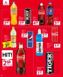 Gazetka promocyjna Selgros - Oferta spożywcza - Gazetka - ważna od 09.08 do 09.08.2023 - strona 20 - produkty: Napój energetyczny, Coca-Cola, Napoje, Lack, Pepsi, Tiger, Schweppes, Oshee, Maxer, Napój