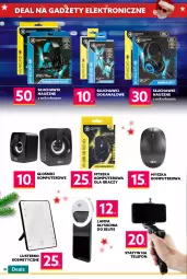 Gazetka promocyjna Dealz - KATALOG ŚWIĄTECZNYDEAL Z MIKOŁAJEM! - Gazetka - ważna od 24.12 do 24.12.2022 - strona 30 - produkty: Lusterko kosmetyczne, Ciastka, Gra, Telefon, Słuchawki, Głośnik, Mikrofon, Mysz, Komputer, Lampa, Haribo