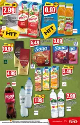 Gazetka promocyjna Topaz - Gazetka - Gazetka - ważna od 02.03 do 02.03.2022 - strona 15 - produkty: Top, Sok, Róża, Saga, Herbata czarna, Dzika róża, Owoce, Herbata