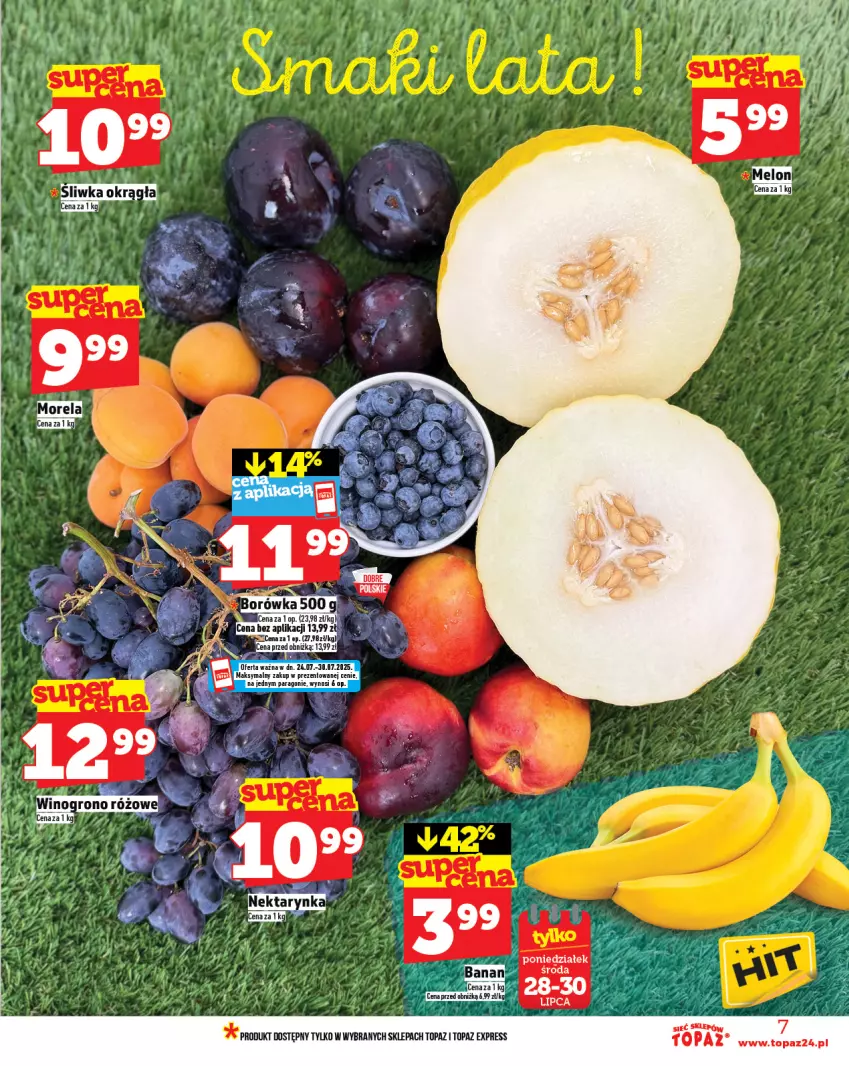 Gazetka promocyjna Topaz - Gazetka - ważna 24.07 do 30.07.2025 - strona 7 - produkty: Fa, Nektar, Top
