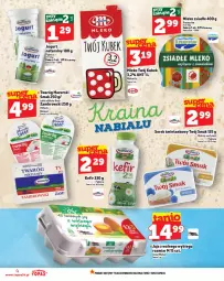 Gazetka promocyjna Topaz - Gazetka - Gazetka - ważna od 30.07 do 30.07.2025 - strona 4 - produkty: Top, Ser, Twaróg, Piątnica, Jaja, Jogurt, Mlekovita, Serek, Kubek, Kefir, Jaja z wolnego wybiegu, Mleko zsiadłe, Mleko