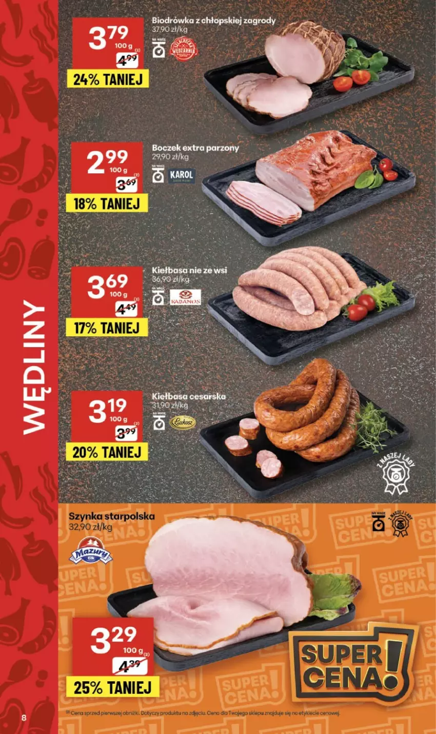 Gazetka promocyjna Delikatesy Centrum - Franczyza DC44 Czwartek - ważna 30.10 do 05.11.2025 - strona 8 - produkty: Boczek