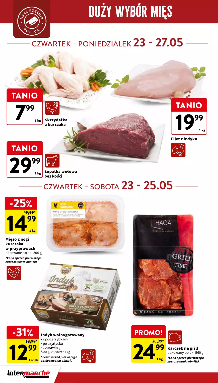 Gazetka promocyjna Intermarche - ważna 23.05 do 27.05.2024 - strona 20 - produkty: Grill, Kurczak, Mięso, Skrzydełka z kurczaka