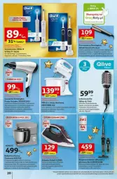 Gazetka promocyjna Auchan - Gazetka - ważna od 06.12 do 06.12.2023 - strona 13 - produkty: Piec, Mikser z misą, Odkurzacz, Top, Ser, Rum, Remington, Szczotka, Pojemnik, Mikser, Tefal, Robot, Suszarka, Olej, Pokrywa, Szczoteczka, Fa