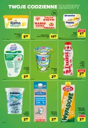 Gazetka promocyjna Carrefour - Gazetka Express - Gazetka - ważna od 11.07 do 11.07.2022 - strona 2 - produkty: Jogurt naturalny, Ser, Maślanka, Twaróg, Rama, Zott, Jogurt, Kosz, Mlekovita, Serek, Margaryna, Bakoma, Danio, POLMLEK, Masło, Mleko, Fa