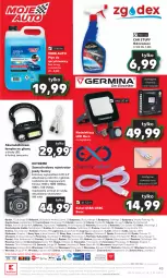 Gazetka promocyjna Kaufland - Gazetka tygodnia - Gazetka - ważna od 02.01 do 02.01.2024 - strona 43 - produkty: Naświetlacz LED, Top, Sos, Gry, Gra, Telefon, Głośnik, Mikrofon, Kabel USB, Moje Auto, Lion, Piast, Naświetlacz, Płyn do spryskiwaczy, Orka, Monte, Akumulator, Fa