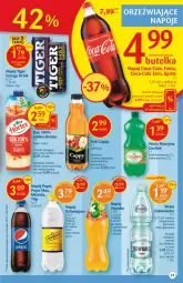 Gazetka promocyjna Delikatesy Centrum - Gazetka Delikatesy Centrum - Gazetka - ważna od 29.09 do 29.09.2021 - strona 21 - produkty: Sok, Por, 7up, Pepsi max, Cytryny, Mirinda, Coca-Cola, Pomarańcze, Pepsi, Tiger, Schweppes, Fanta, Woda, Sprite, Napój, Cisowianka, Nektar, Hortex, Fa