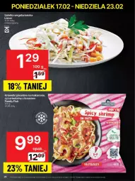 Gazetka promocyjna Delikatesy Centrum - Gazetka - ważna od 23.02 do 23.02.2025 - strona 21 - produkty: Sałatka, Makaron, Sos, Ryż, Sałat, Kapustą, Krewetki, Wagi, Fa
