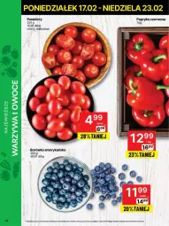 Gazetka promocyjna Delikatesy Centrum - Gazetka - ważna od 23.02 do 23.02.2025 - strona 6 - produkty: Rum, AEG, Borówka, Borówka amerykańska, Papryka czerwona, Papryka, Pomidory