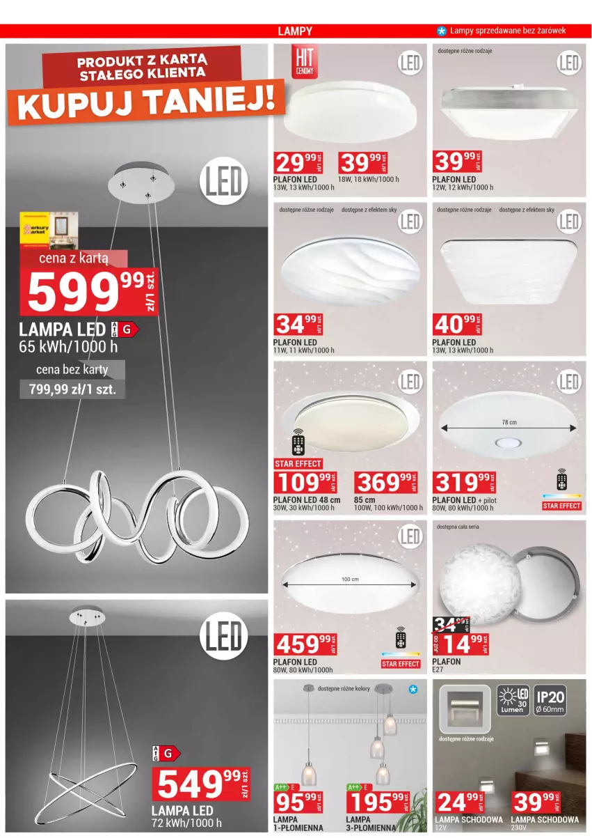 Gazetka promocyjna Merkury Market - ważna 01.02 do 28.02.2022 - strona 3 - produkty: Lampa, Lampa LED, Plafon, Plafon LED, Ser