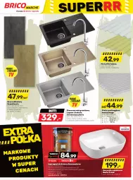 Gazetka promocyjna Bricomarche - Gazetka - Gazetka - ważna od 30.04 do 30.04.2023 - strona 26 - produkty: Piec, Gra, Zlew, Zlewozmywak, Półka, Syfon, Bateria, Płyta, Umywalka, Gres, Gres szkliwiony, Fa