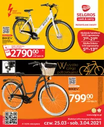 Gazetka promocyjna Selgros - Katalog Rowery - Gazetka - ważna od 05.04 do 05.04.2021 - strona 1 - produkty: Rama, Cień, Tran, Rower, LG, Fa