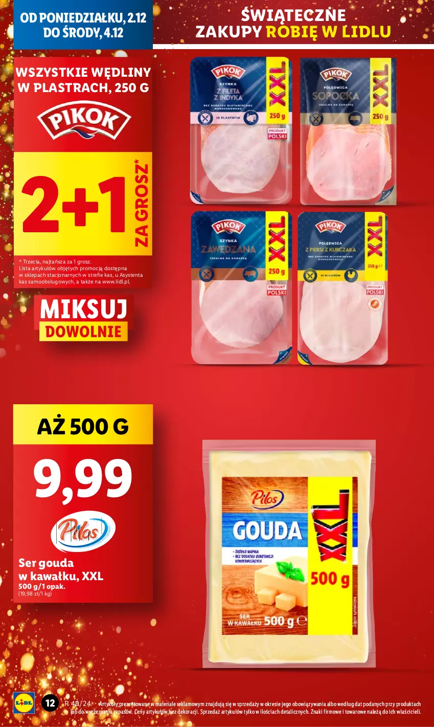 Gazetka promocyjna Lidl - GAZETKA - ważna 02.12 do 04.12.2024 - strona 12 - produkty: Gouda, Kawa, Ser