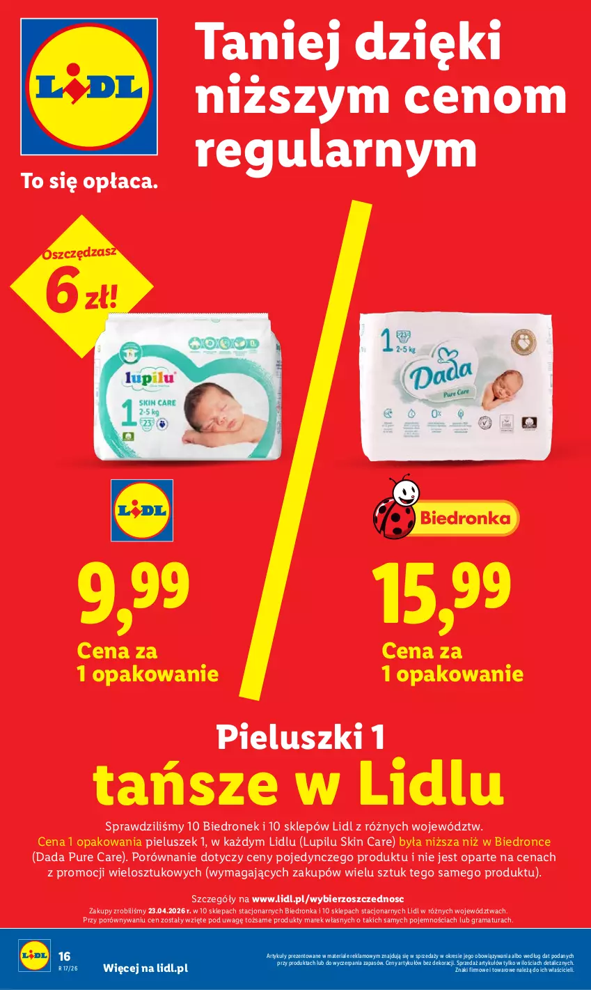 Gazetka promocyjna Lidl - Gazetka ważna od 27.04 do 28.04 - ważna 27.04 do 28.04.2026 - strona 16 - produkty: Dada, Gra, Por, Pur, Rama