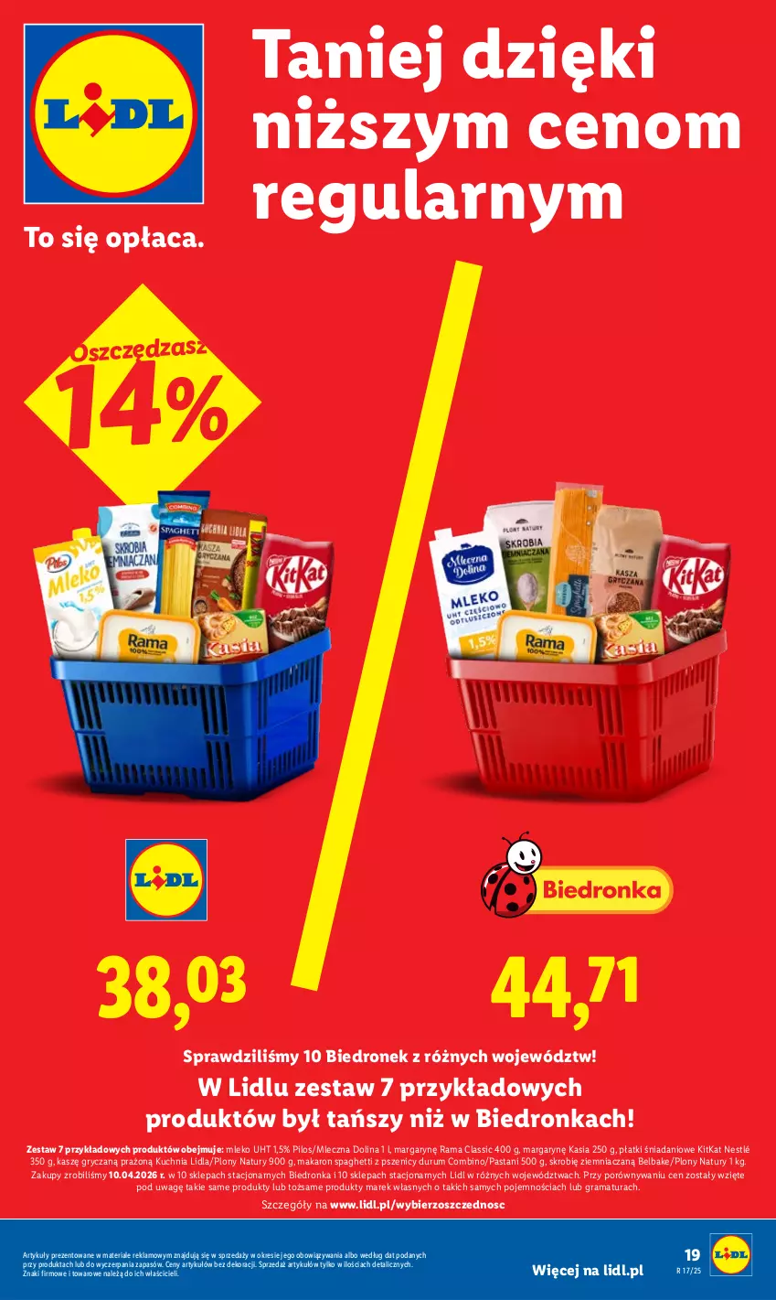 Gazetka promocyjna Lidl - Gazetka ważna od 27.04 do 28.04 - ważna 27.04 do 28.04.2026 - strona 19 - produkty: Anew, Danio, Gra, Gry, Kasia, Kuchnia, Makaron, Mleko, Nestlé, Pilos, Por, Rama, Rum, Spaghetti
