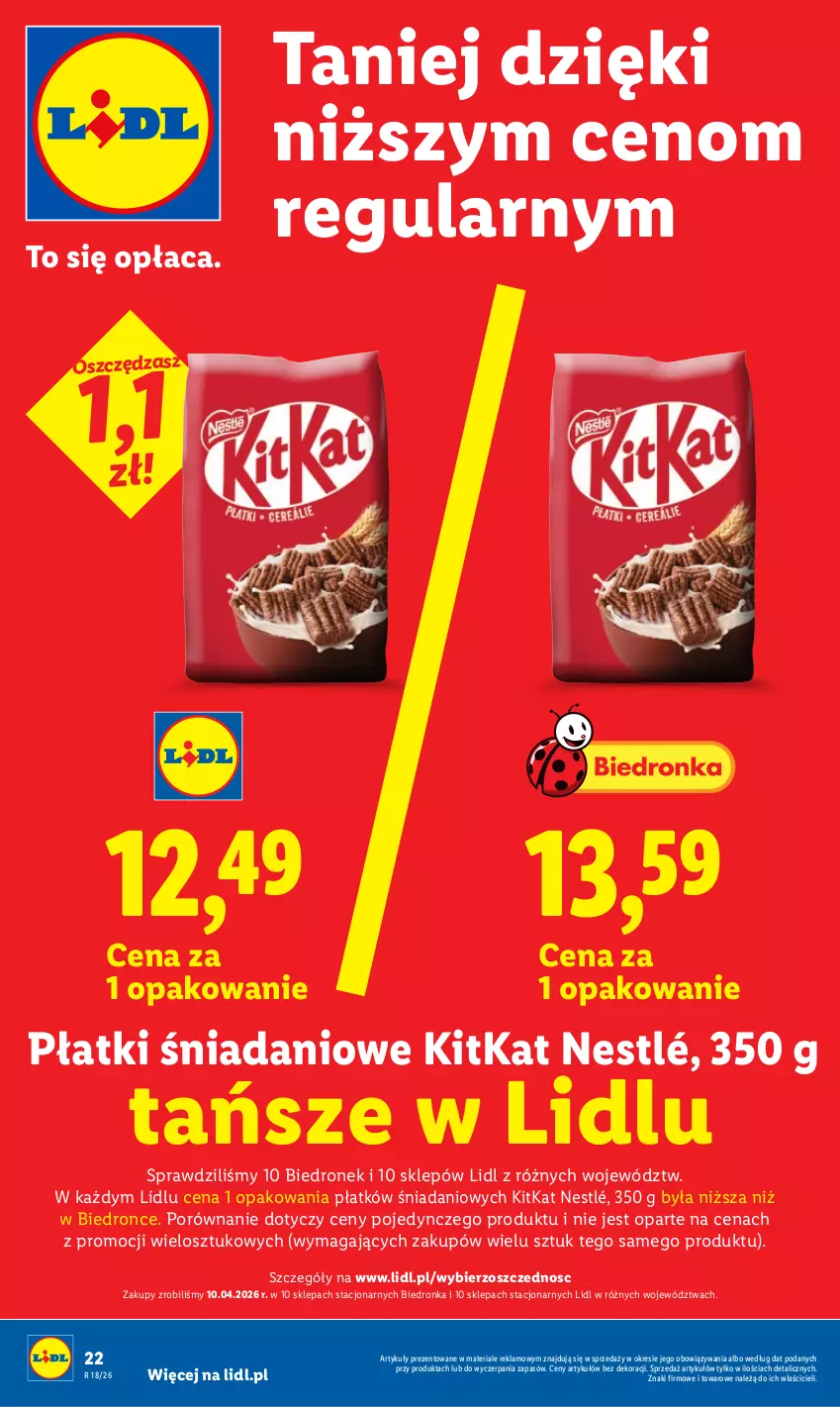 Gazetka promocyjna Lidl - Gazetka ważna od 27.04 do 28.04 - ważna 27.04 do 28.04.2026 - strona 22 - produkty: Danio, Nestlé, Por