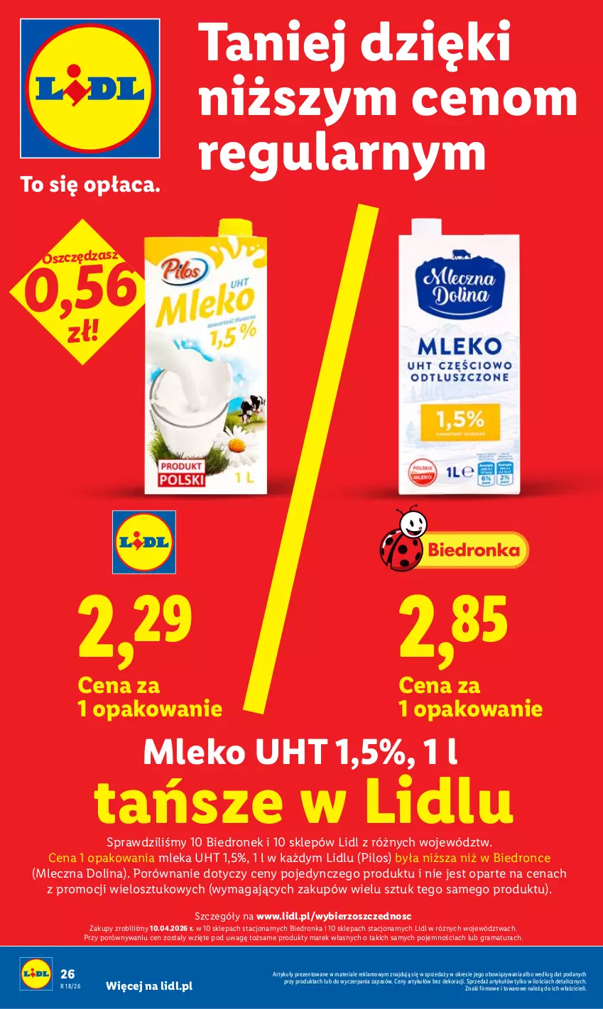 Gazetka promocyjna Lidl - Gazetka ważna od 27.04 do 28.04 - ważna 27.04 do 28.04.2026 - strona 26 - produkty: Gra, Mleko, Pilos, Por, Rama