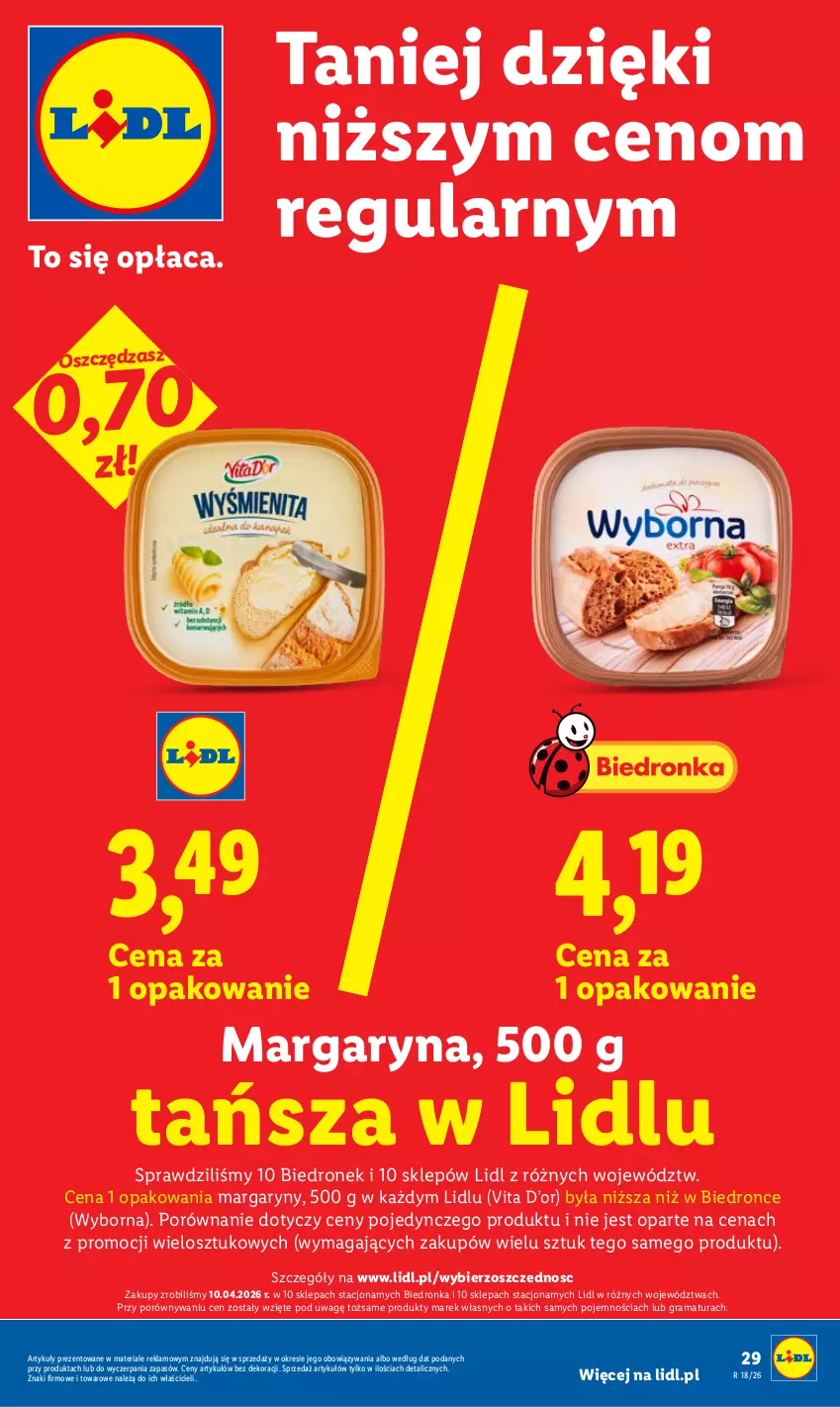 Gazetka promocyjna Lidl - Gazetka ważna od 27.04 do 28.04 - ważna 27.04 do 28.04.2026 - strona 29 - produkty: Gra, Margaryna, Por, Rama