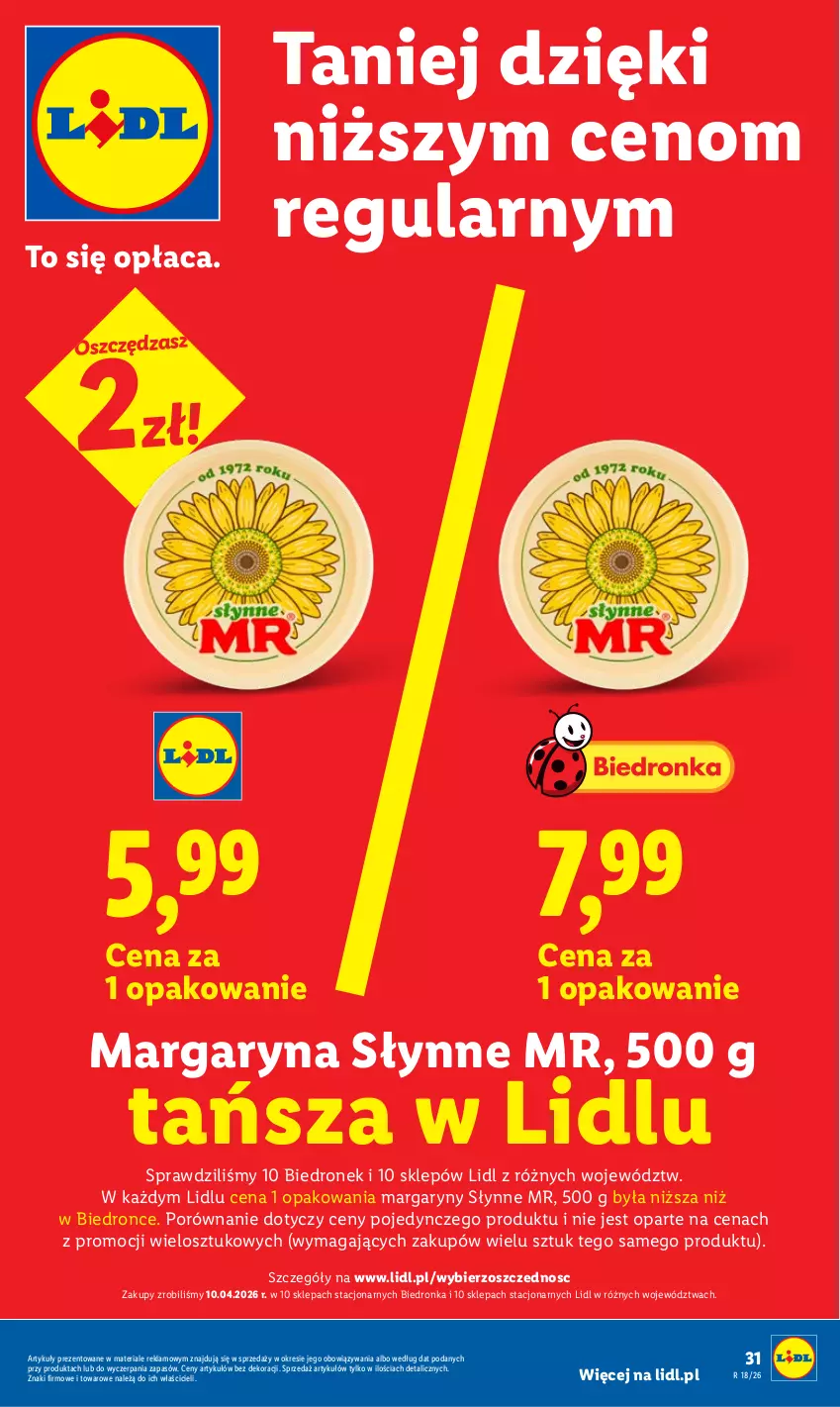 Gazetka promocyjna Lidl - Gazetka ważna od 27.04 do 28.04 - ważna 27.04 do 28.04.2026 - strona 31 - produkty: Margaryna, Por, Słynne