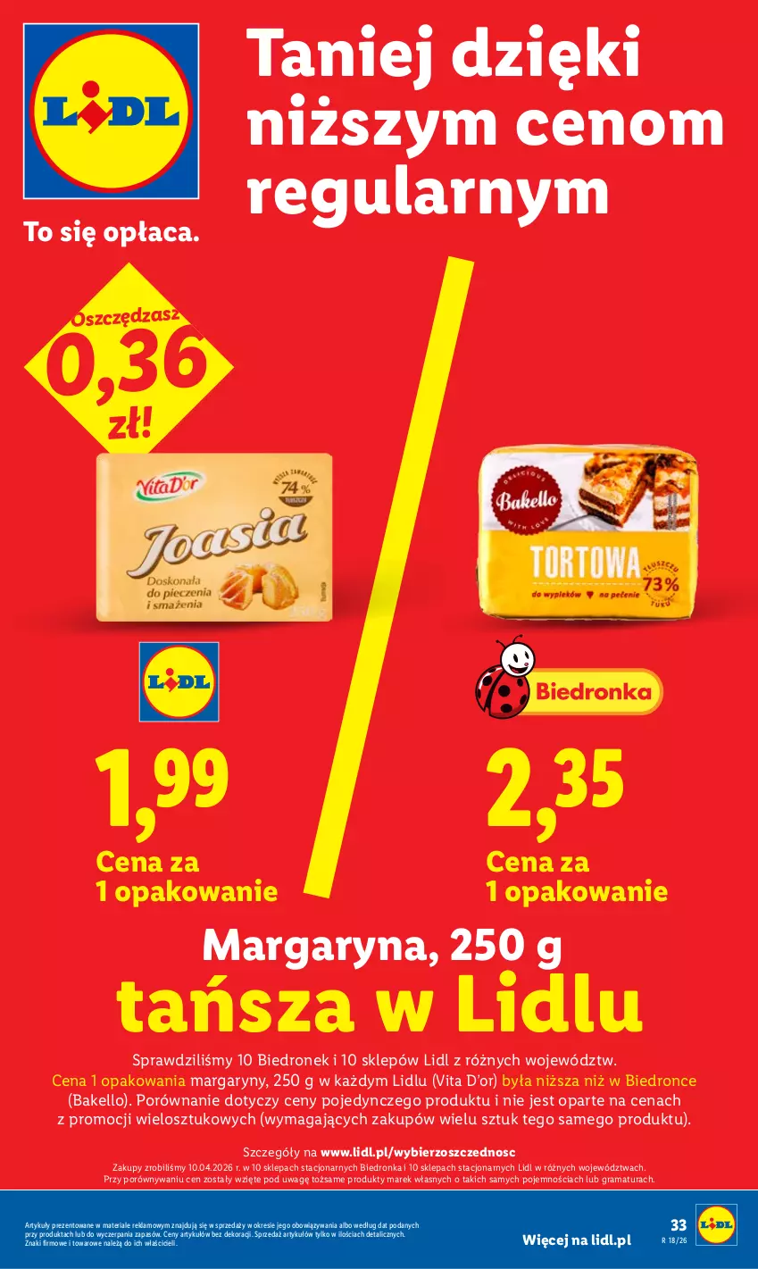Gazetka promocyjna Lidl - Gazetka ważna od 27.04 do 28.04 - ważna 27.04 do 28.04.2026 - strona 33 - produkty: Gra, Margaryna, Por, Rama