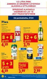 Gazetka promocyjna Lidl - Gazetka ważna od 27.04 do 28.04 - Gazetka - ważna od 28.04 do 28.04.2026 - strona 76 - produkty: Piwa, NBA, Gra, Morela, Tyskie, Corona Extra, Radler, Mango