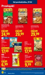 Gazetka promocyjna Lidl - Gazetka ważna od 27.04 do 28.04 - Gazetka - ważna od 28.04 do 28.04.2026 - strona 82 - produkty: Orzechy włoskie, Pistacje, Migdały łuskane, Migdały, Chipsy