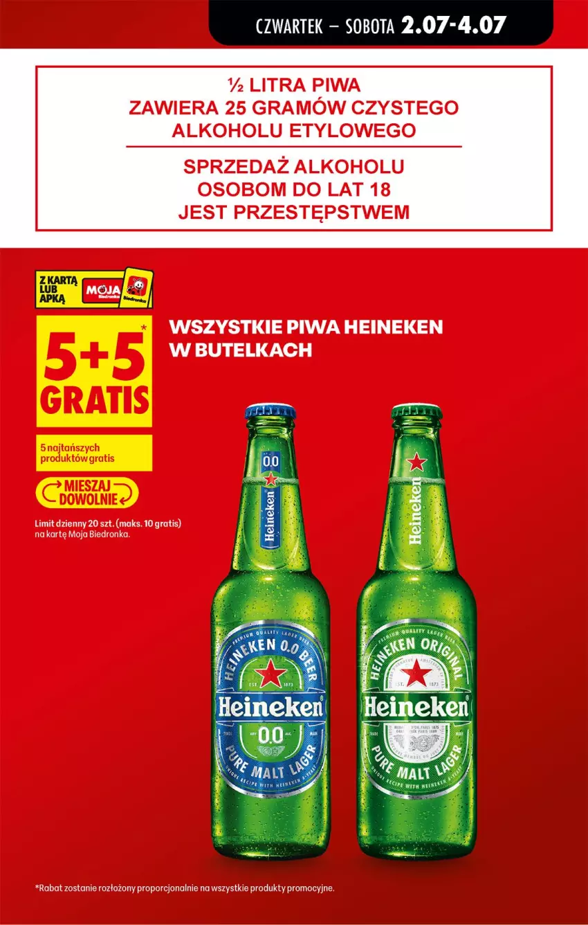 Gazetka promocyjna Biedronka - Od Czwartku - ważna 02.07 do 08.07.2026 - strona 11 - produkty: Gra, Heineken, Piwa, Por