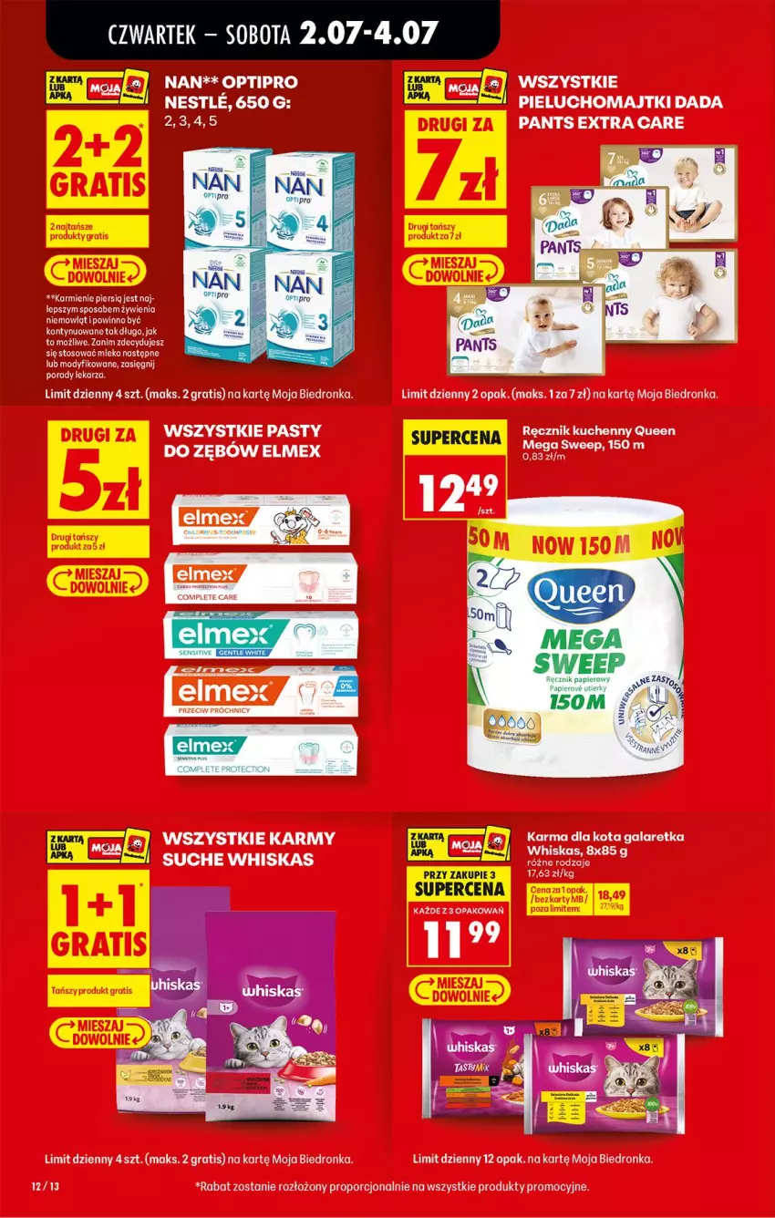 Gazetka promocyjna Biedronka - Od Czwartku - ważna 02.07 do 08.07.2026 - strona 12 - produkty: AEG, Dada, EPEE, Fa, Karmi, Majtki, Papier, Por, Ręcznik