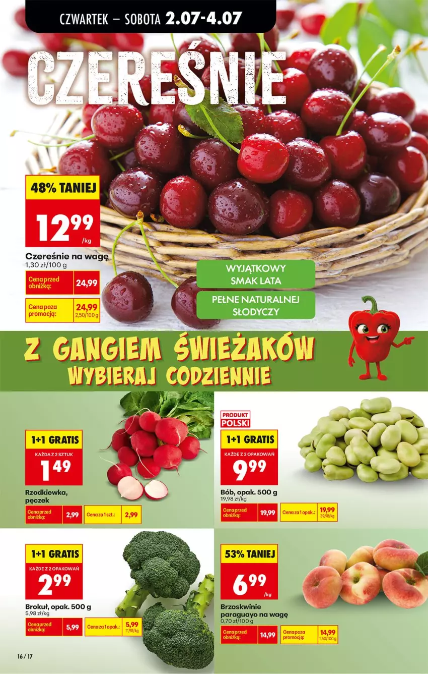 Gazetka promocyjna Biedronka - Od Czwartku - ważna 02.07 do 08.07.2026 - strona 16 - produkty: Brzoskwinie, Gra